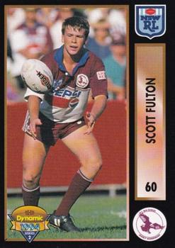 1994 Dynamic Rugby League Series 2 #60 Scott Fulton Front